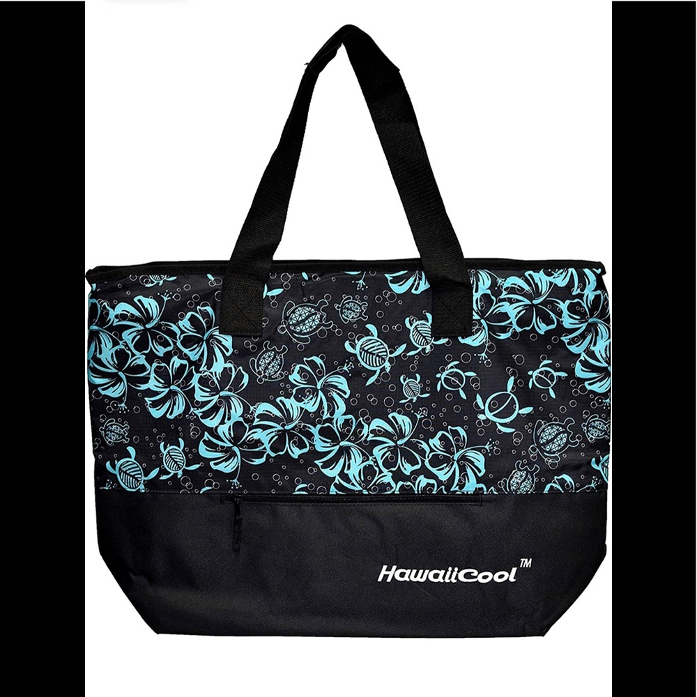 NWT Hawaiian Print Large Insulated Cooler Tote Bag